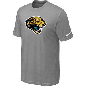 Jacksonville Jaguars Sideline Legend Authentic Logo Dri-FIT Nike NFL T-Shirt Light Grey