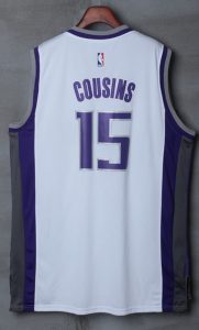 Kings #15 DeMarcus Cousins White New Stitched NBA Jersey