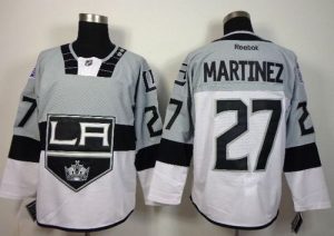 Kings #27 Alec Martinez White Grey 2015 Stadium Series Stitched NHL Jersey