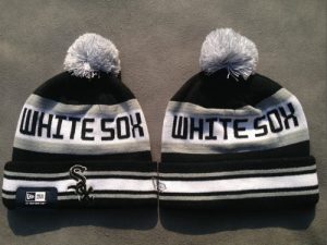 MLB Chicago White Sox New Era Logo Stitched Knit Beanies 002