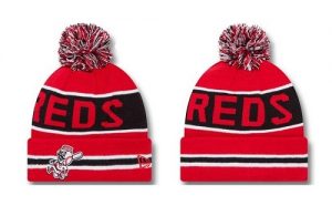 MLB Cincinnati Reds Logo Stitched Knit Beanies 002