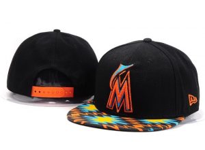 MLB Miami Marlins Stitched Snapback Hats 009