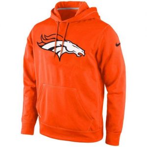 Men's Denver Broncos Nike Orange KO Logo Essential Hoodie