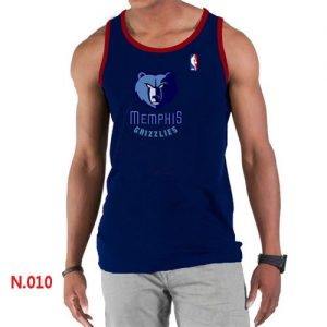 Men's NBA Memphis Grizzlies Big & Tall Primary Logo Tank Top Dark Blue