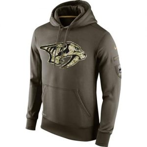 Men's Nashville Predators Nike Salute To Service NHL Hoodie