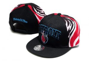 Mitchell and Ness NBA Detroit Pistons Stitched Snapback Hats 019