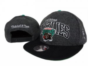 Mitchell and Ness NBA Memphis Grizzlies Stitched Snapback Hats 042