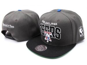 Mitchell and Ness NBA Philadelphia 76ers Stitched Snapback Hats 003