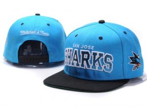 Mitchell and Ness NHL San Jose Sharks Stitched Snapback Hats 036