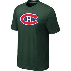 Montreal Canadiens Big & Tall Logo Dark Green NHL T-Shirts