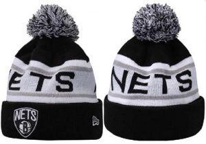 NBA Brooklyn Nets Logo Stitched Knit Beanies 016