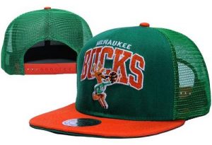 NBA Milwaukee Bucks Stitched Snapback Hats 008