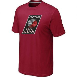 NBA Portland Trail Blazers Big & Tall Primary Logo T-Shirt Red