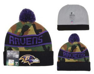 NFL Baltimore Ravens Logo Stitched Knit Beanies 013