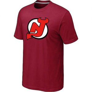 NHL New Jersey Devils Big & Tall Logo T-Shirt Red