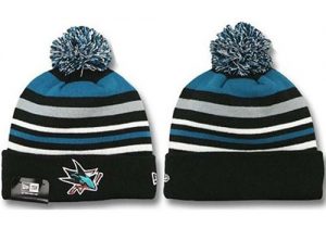 NHL San Jose Sharks Logo Stitched Knit Beanies 005