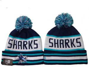 NHL San Jose Sharks Logo Stitched Knit Beanies 006