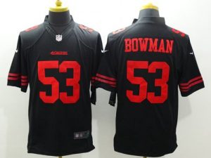 Nike 49ers #53 NaVorro Bowman Black Alternate Men's Stitched NFL Limited Jersey