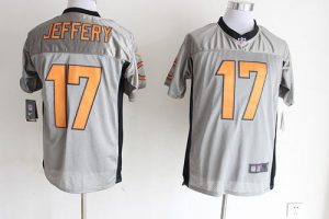 Nike Bears #17 Alshon Jeffery Grey Shadow Men's Stitched NFL Elite Jersey