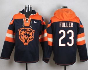 Nike Bears #23 Kyle Fuller Navy Blue Player Pullover NFL Hoodie