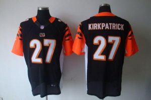 Nike Bengals #27 Dre Kirkpatrick Black Team Color Men's Embroidered NFL Elite Jersey