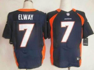 Nike Broncos #7 John Elway Navy Blue Alternate Men's Embroidered NFL Elite Jersey