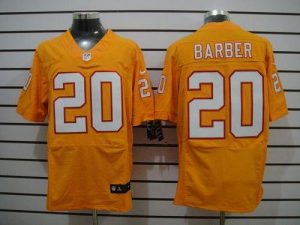 Nike Buccaneers #20 Ronde Barber Orange Alternate Men's Embroidered NFL Elite Jersey