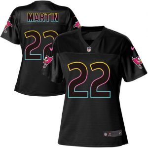 Nike Buccaneers #22 Doug Martin Black Women's NFL Fashion Game Jersey