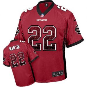 Nike Buccaneers #22 Doug Martin Red Team Color Men's Embroidered NFL Elite Drift Fashion Jersey