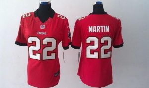 Nike Buccaneers #22 Doug Martin Red Team Color Women's Embroidered NFL Limited Jersey