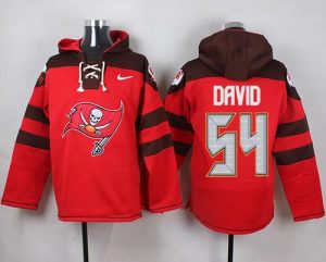 Nike Buccaneers #54 Lavonte David Red Player Pullover NFL Hoodie