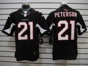 Nike Cardinals #21 Patrick Peterson Black Alternate Men's Embroidered NFL Elite Jersey