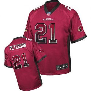 Nike Cardinals #21 Patrick Peterson Red Team Color Men's Embroidered NFL Elite Drift Fashion Jersey