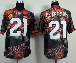 Nike Cardinals #21 Patrick Peterson Team Color Men's Stitched NFL Elite Fanatical Version Jersey