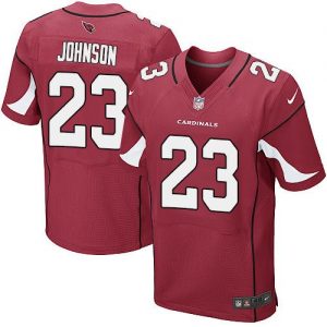 Nike Cardinals #23 Chris Johnson Red Team Color Men's Stitched NFL Elite Jersey