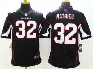 Nike Cardinals #32 Tyrann Mathieu Black Alternate Men's Stitched NFL Limited Jersey