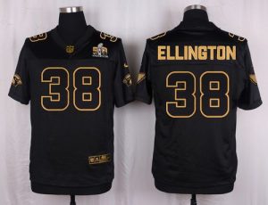 Nike Cardinals #38 Andre Ellington Black Pro Line Gold Collection Men's Stitched NFL Elite Jersey