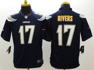 Nike Chargers #17 Philip Rivers Navy Blue Team Color Men's Stitched NFL Limited Jersey