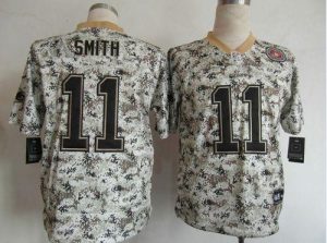 Nike Chiefs #11 Alex Smith Camo Men's Embroidered NFL Elite USMC Jersey