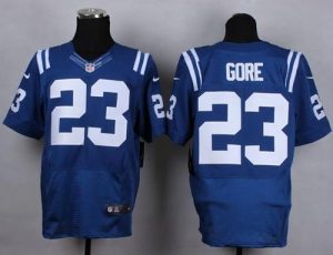 Nike Colts #23 Frank Gore Royal Blue Team Color Men's Stitched NFL Elite Jersey