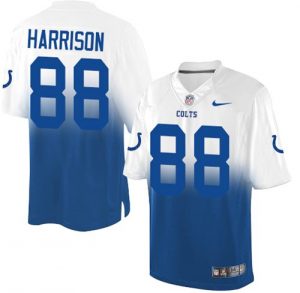 Nike Colts #88 Marvin Harrison Royal Blue White Men's Stitched NFL Elite Fadeaway Fashion Jersey