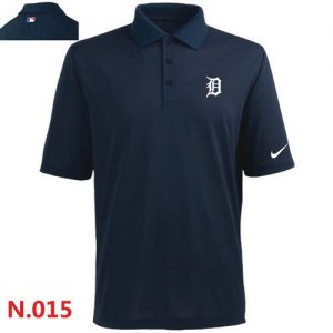 Nike Detroit Tigers 2014 Players Performance Polo Dark Blue