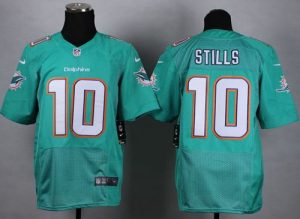 Nike Dolphins #10 Kenny Stills Aqua Green Team Color Men's Stitched NFL Elite Jersey