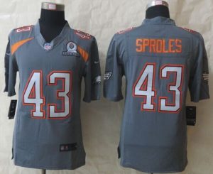 Nike Eagles #43 Darren Sproles Grey Pro Bowl Men's Stitched NFL Elite Team Irvin Jersey