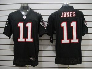 Nike Falcons #11 Julio Jones Black Alternate Men's Embroidered NFL Elite Jersey