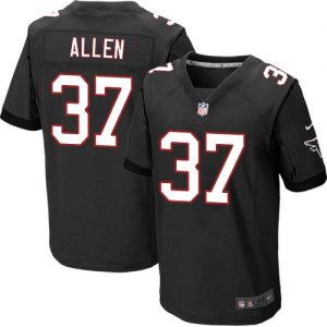 Nike Falcons #37 Ricardo Allen Black Alternate Men's Stitched NFL Elite Jersey