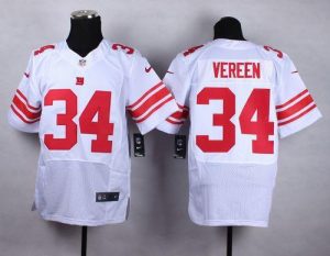Nike Giants #34 Shane Vereen White Men's Stitched NFL Elite Jersey
