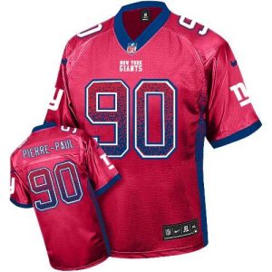 Nike Giants #90 Jason Pierre-Paul Red Alternate Men's Embroidered NFL Elite Drift Fashion Jersey