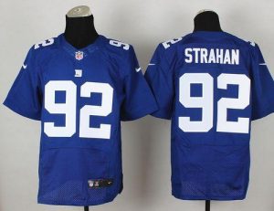 Nike Giants #92 Michael Strahan Royal Blue Team Color Men's Stitched NFL Elite Jersey