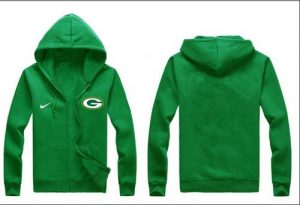 Nike Green Bay Packers Authentic Logo Hoodie Green